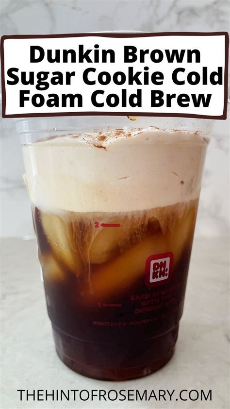 Dunkin’ Brown Sugar Cookie Drink Recipe